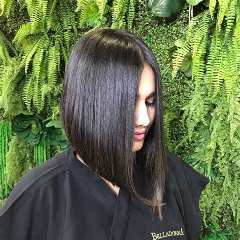 corte de cabelo bico longo